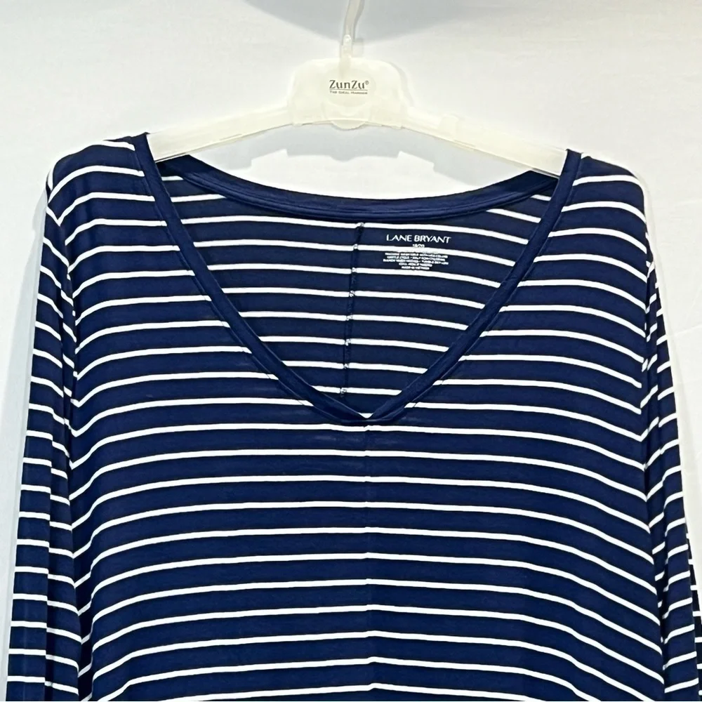 Lane Bryant 2 Pieces Long Sleeve Short Sleeve Shirt Size 18/20 - Picture 5 of 10